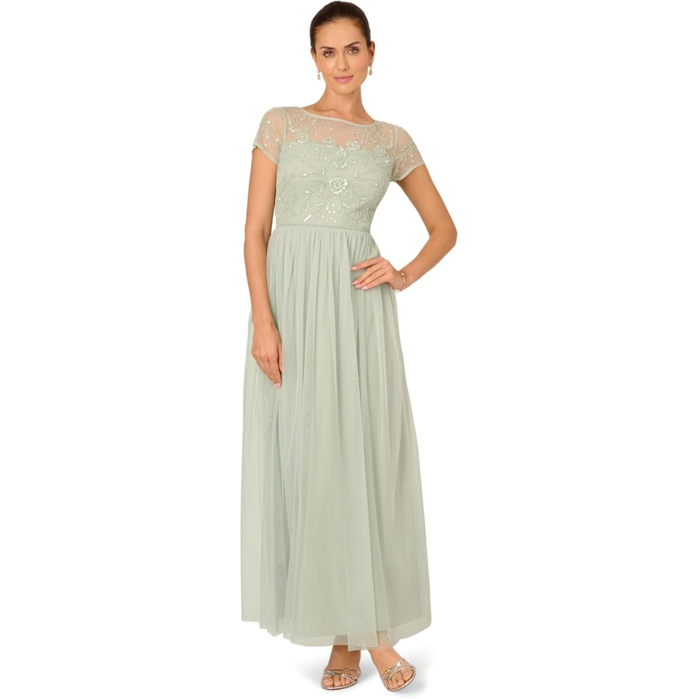 long grey chiffon bridesmaid dresses Wedtrend Women Bridesmaids A Line Halter Open Back Dress With Slit, Steel Luxury Satin Colors:Light Blue Cottagecore Style Vintage 90s Prom Dress From there